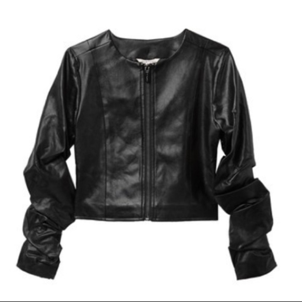 NWOT Habitual Faux Leather Jacket- hold for AP